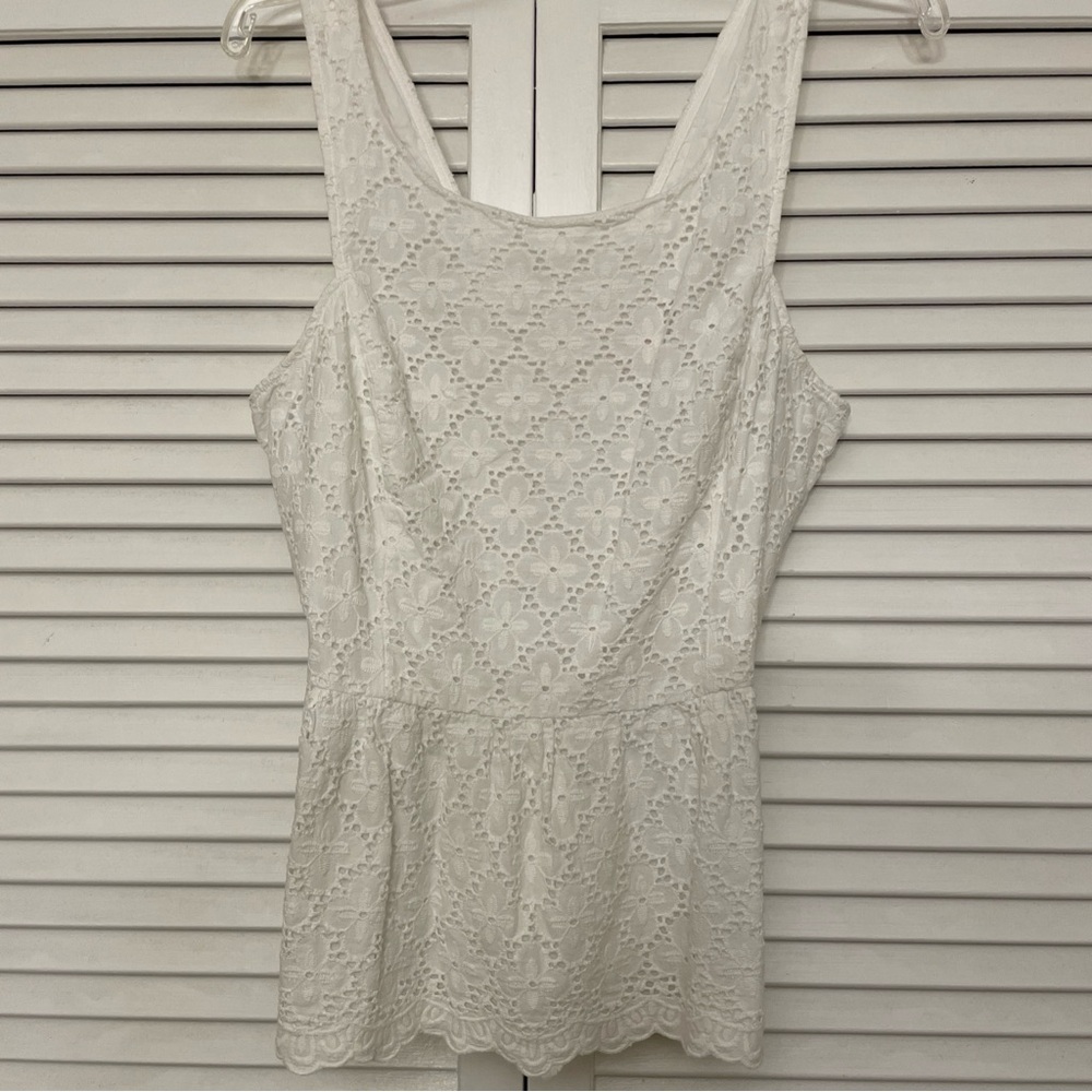 Lilly Pulitzer Eyelet Top,  sz 10